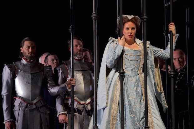 Joyce El-Khoury makes her Seattle Opera debut as the title role in Mary Stuart. Jacob Lucas photo