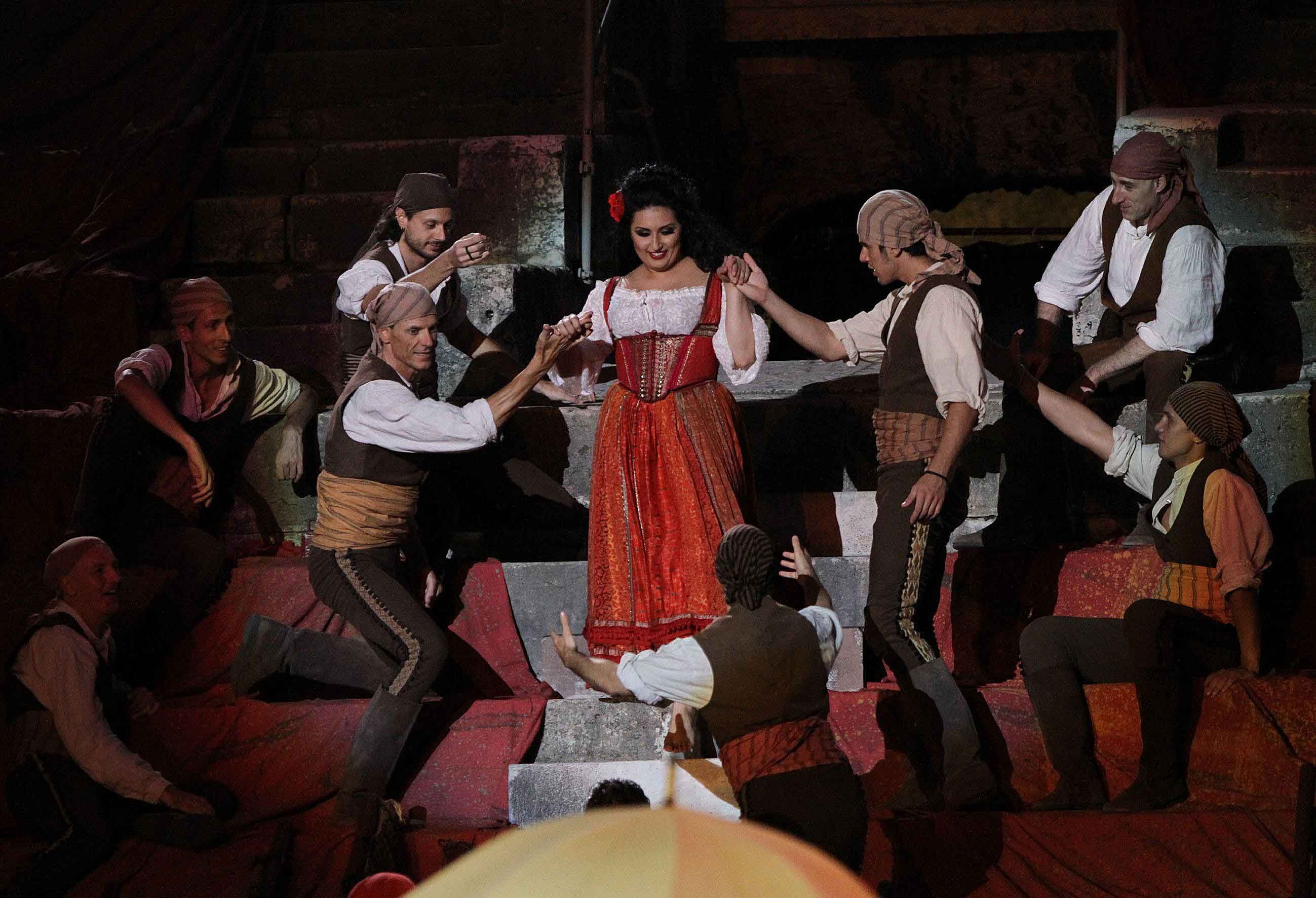 Carmen firmata da Franco Zeffirelli inaugura la Arena Opera Festival di Verona. Foto: Ennevi