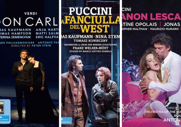 Don Carlo, La Fanciulla del West y Manon Lescaut con Jonas Kaufmann