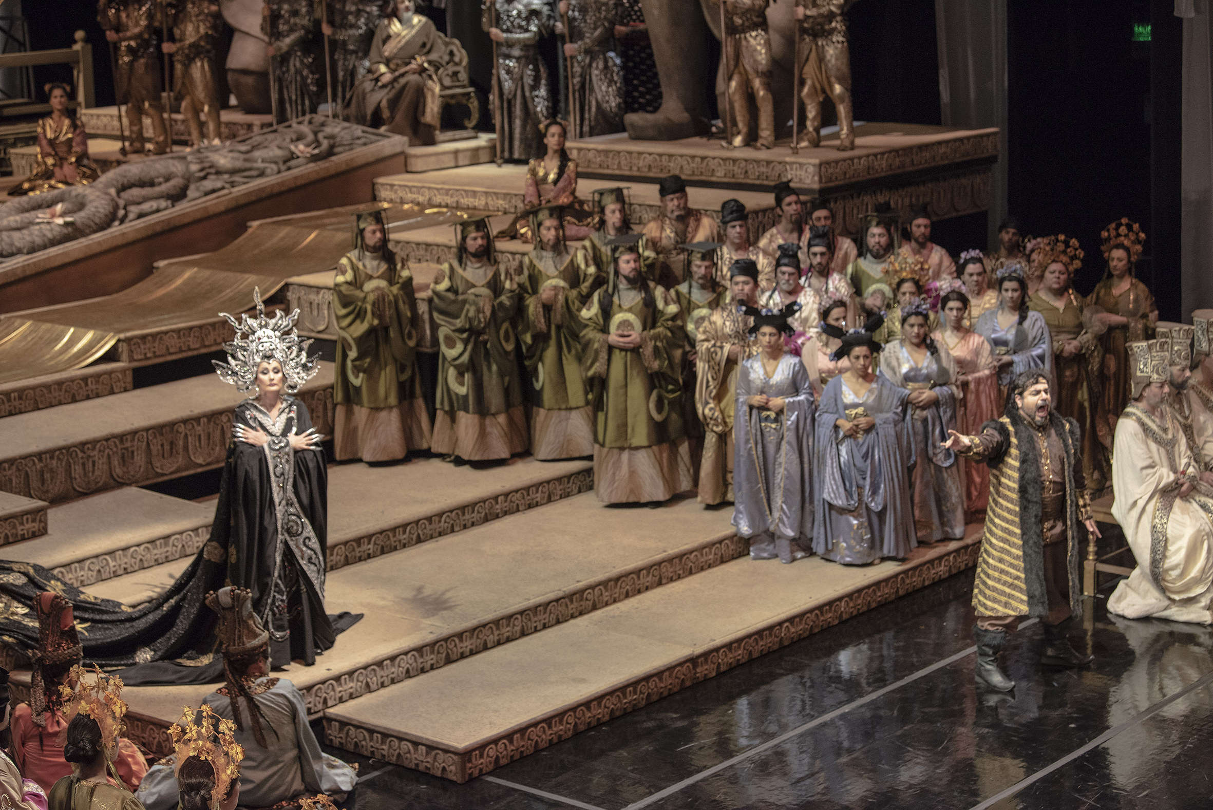 Turandot en el Teatro Colón de Buenos Aires. Foto: Arnaldo Colombaroli