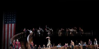 Escena de "Un ballo in maschera", ópera de apertura de tempora del Teatro Real.