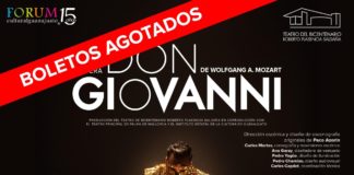 El Teatro del Bicentenario de León (México) presenta hoy DON GIOVANNI