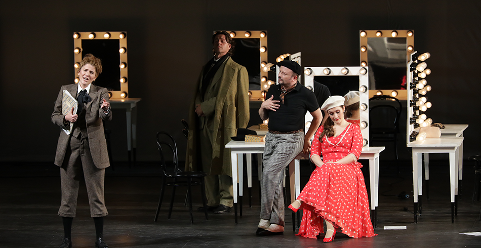 Koch, Werba, Ernst y Morley en 'Ariadne auf Naxos'