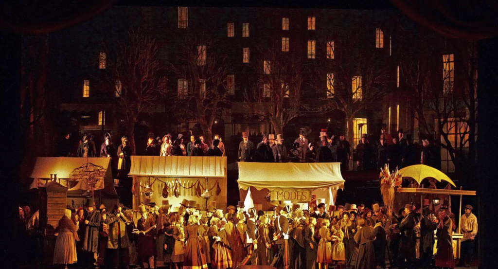Imagen de la producción de "La bohème" de Franco Zeffirelli. Foto: Wiener Staatsoper