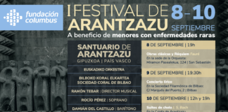 Cartel publicitario del I Festival Arantzazu