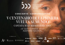 Cartel publicitario de la Cantata "Juan Sebastián Elcano"