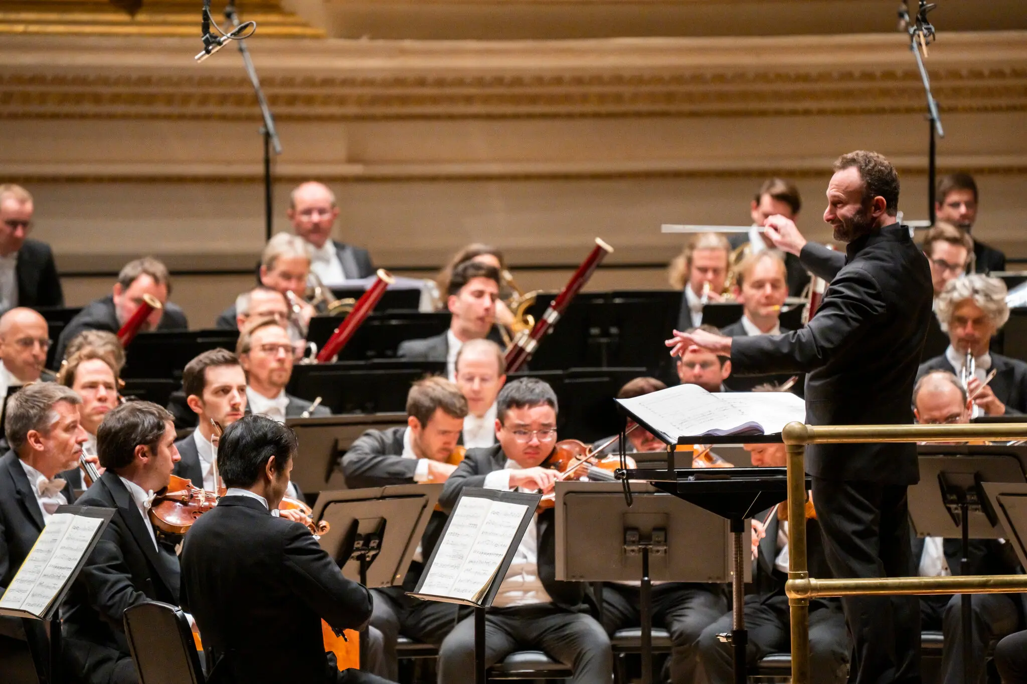 Kirill Pretenko y la Filarmónica de Berlín. Foto: Chris Lee