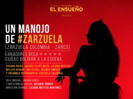 Cartel promocional de "Un manojo de Zarzuela" en Bogotá / © Zarzuela Colombia