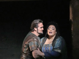Brian Jadge y Michelle Bradley son Radamés y Aida en el Met. Foto: Ken Howard / Met Opera
