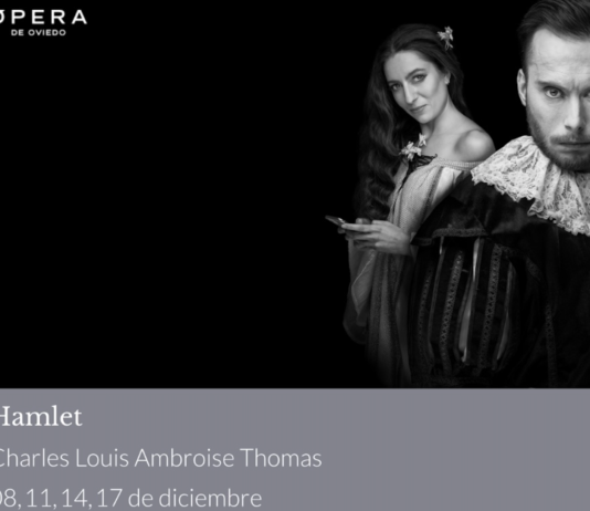 Imagen promocional de la Ópera de Oviedo para "Hamlet" de Ambroise Thomas