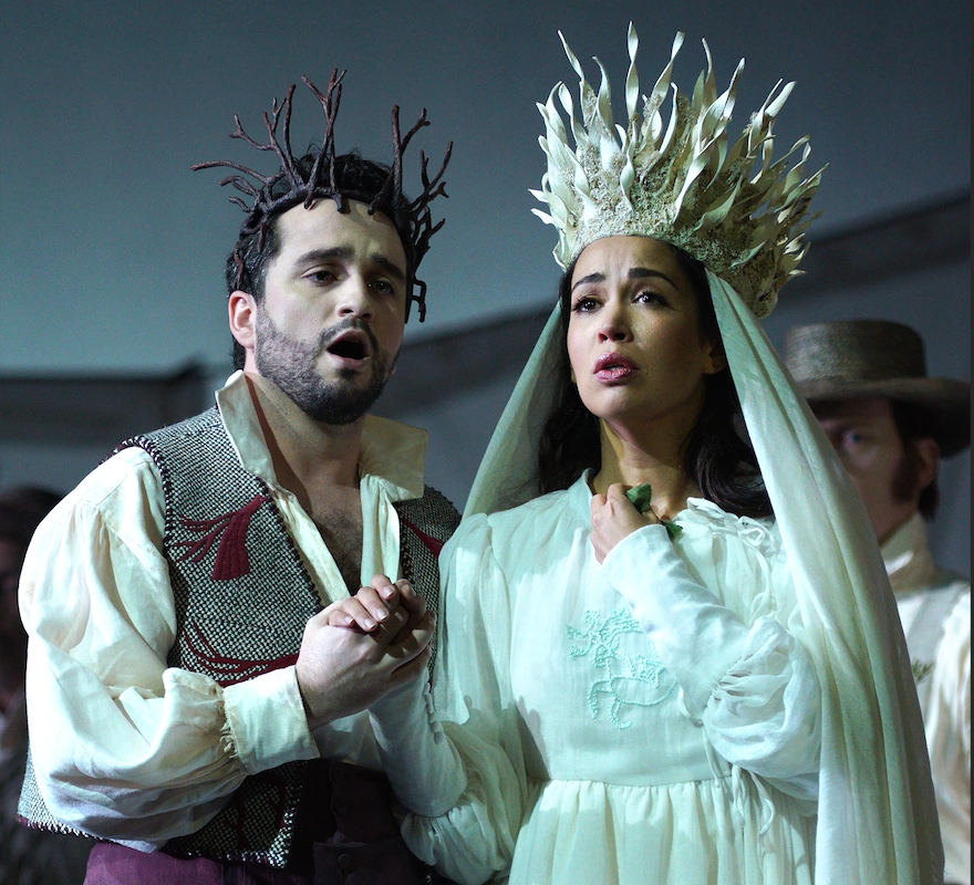 Xabier Anduaga y Nadine Sierra en "La Sonnambula" del Teatro Real / Foto: © Javier del Real