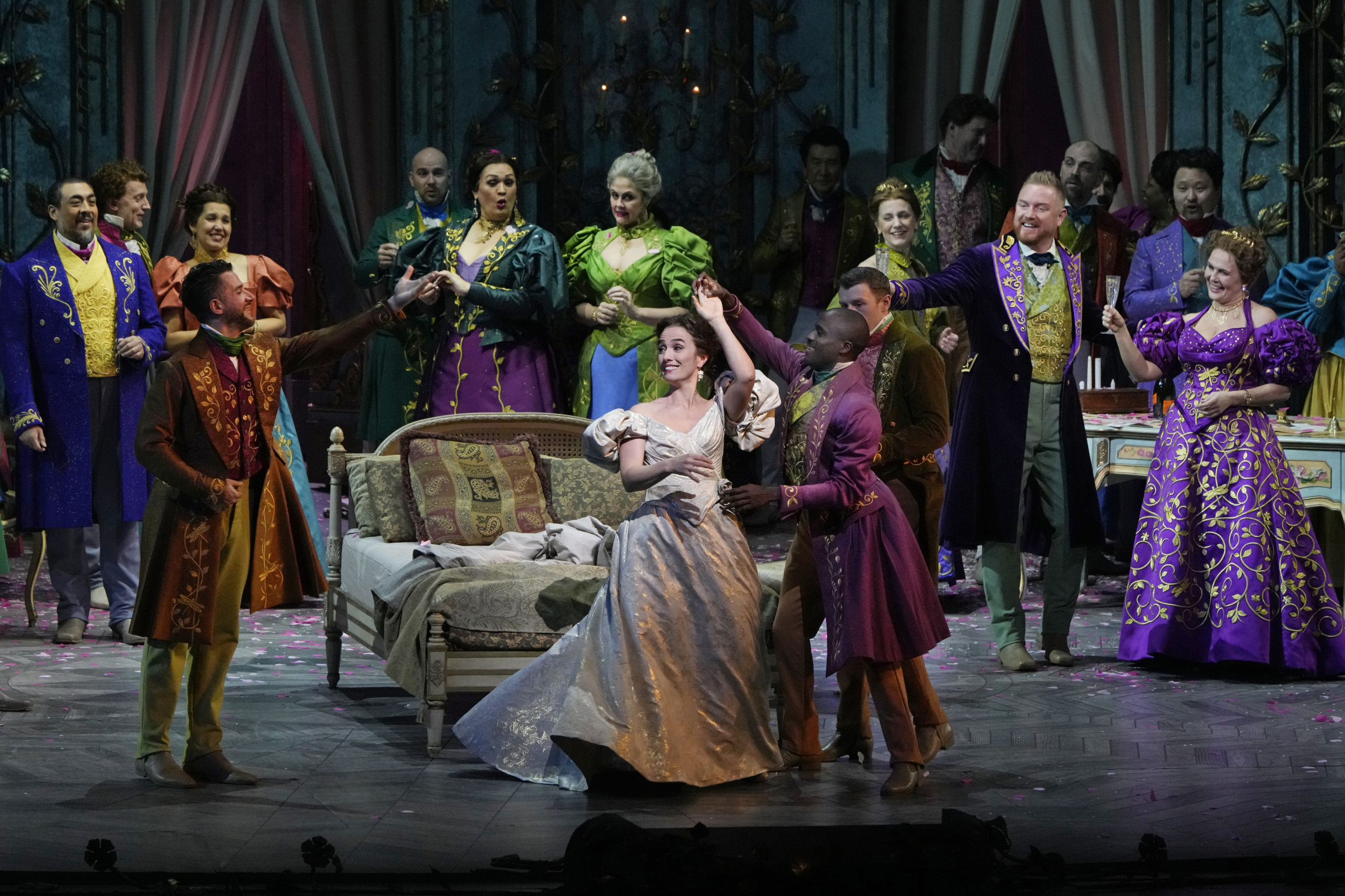 Ermonela Jaho en "La Traviata." Photo: Ken Howard / Met Opera
