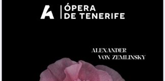 Cartel promocional de la ópera "Der Zwerg" en el Auditorio de Tenerife