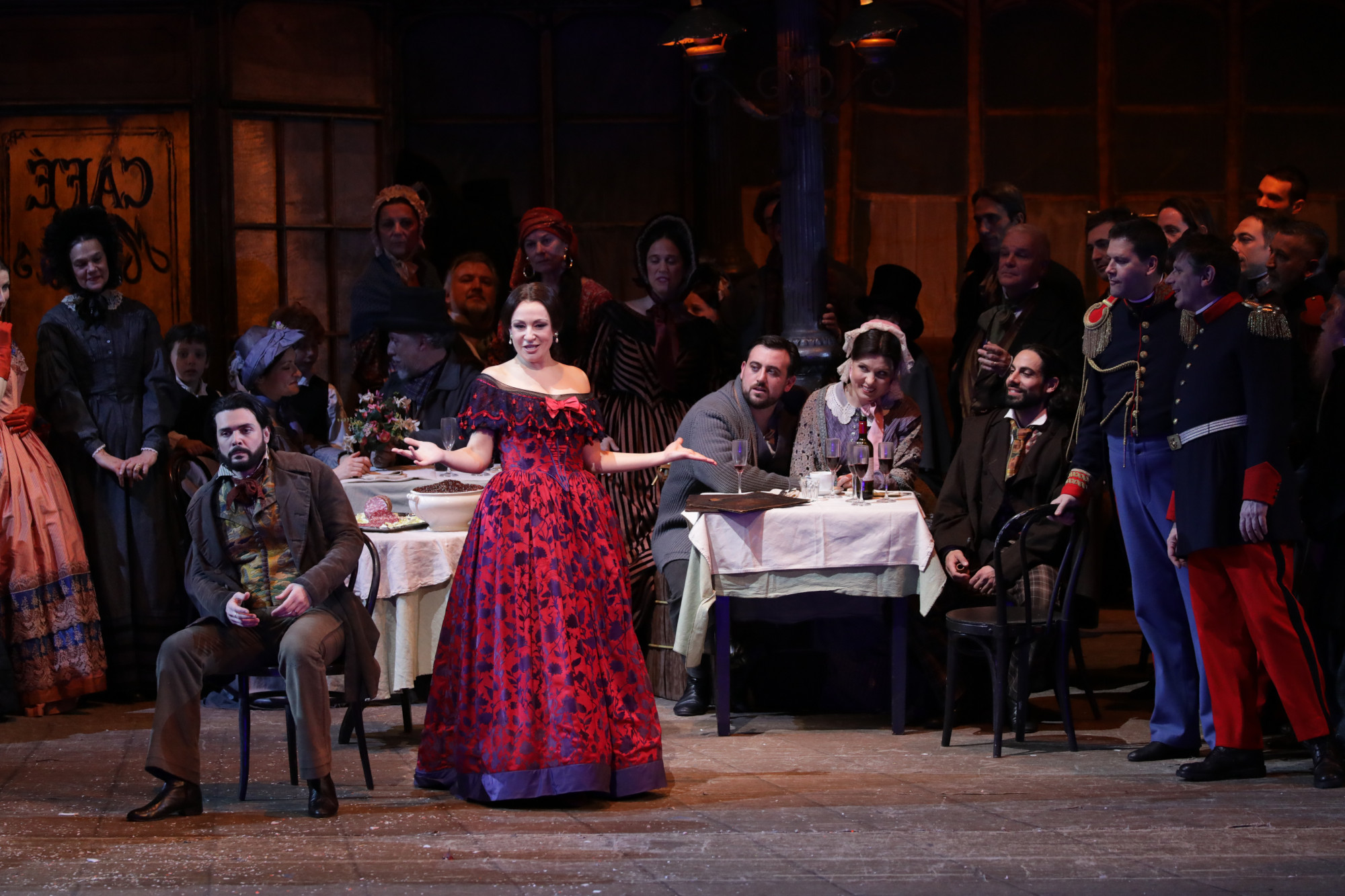 Irina Lungu en una escena de "La bohème" en La Scala de Milán / Foto: © Brescia e Amisano - Teatro alla Scala