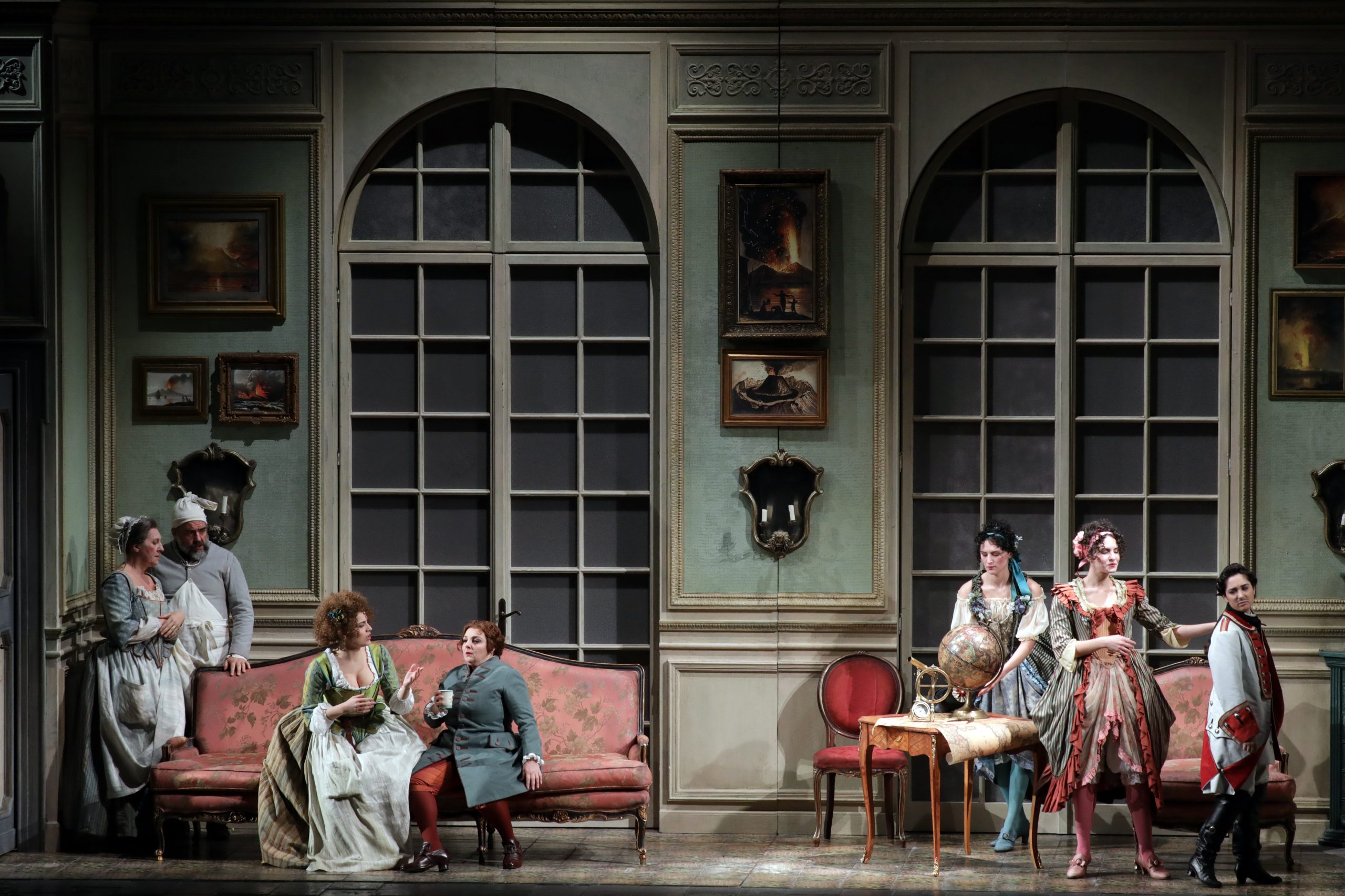 Una escena de "Li zite ngalera" / Foto: © Brescia e Amisano ©Teatro alla Scala