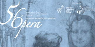 Cartel publicitario de "La Gioconda" de Ópera de Las Palmas