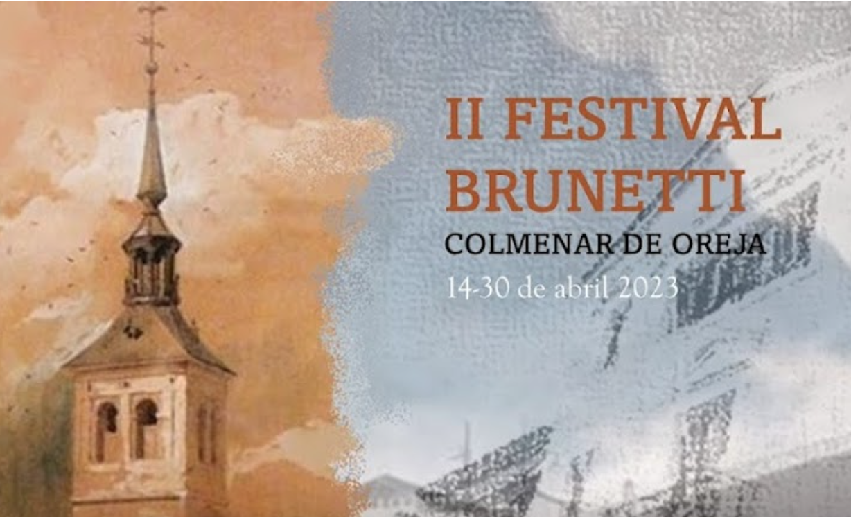 Cartel promocional del II Festival Brunetti