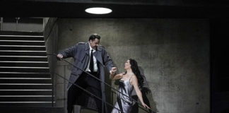 Peter Mattei es Don Giovanni y Federica Lombardi es Donna Anna en "Don Giovanni." Foto: Karen Almond / Met Opera