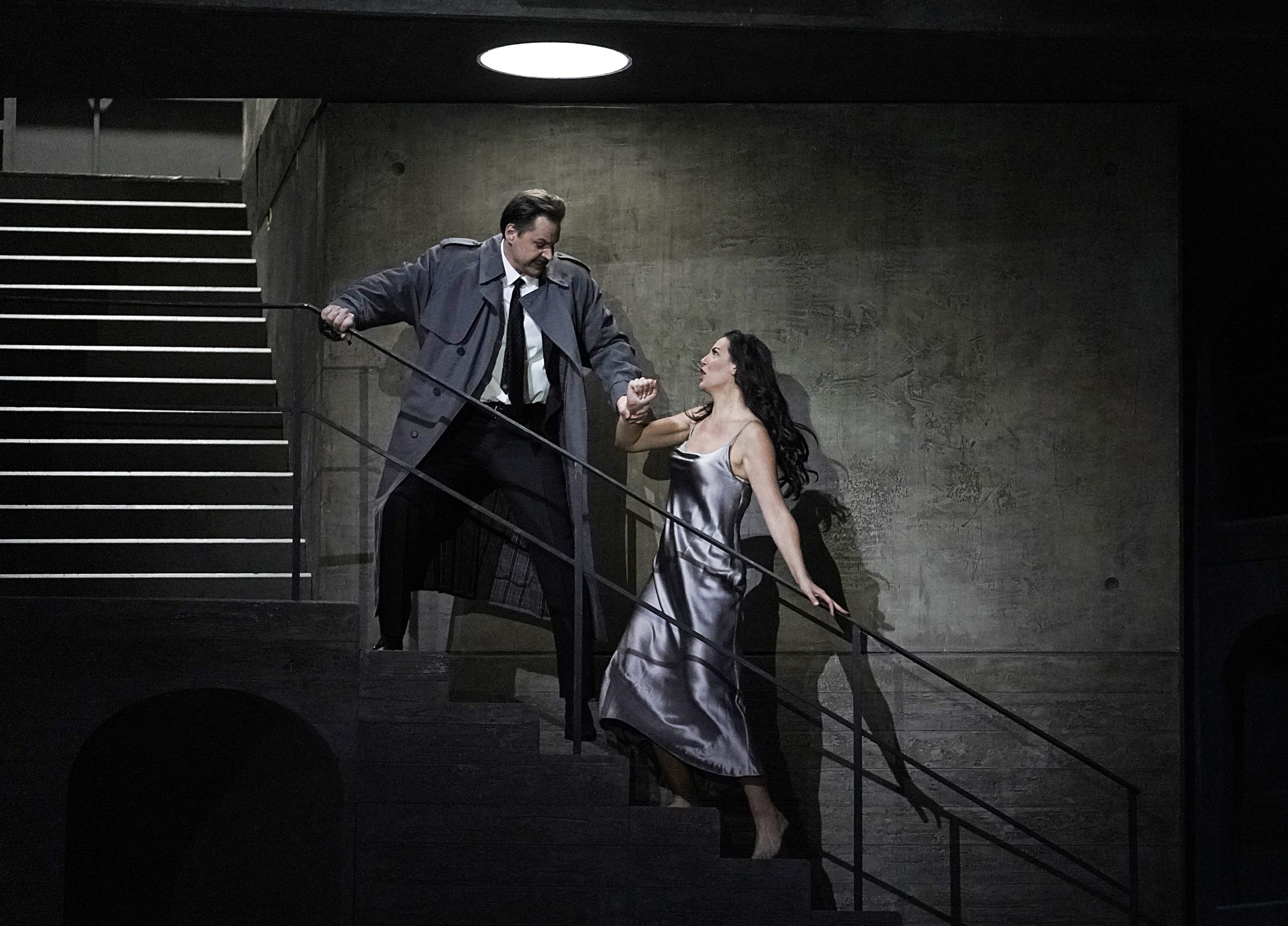 Peter Mattei es Don Giovanni y Federica Lombardi es Donna Anna en "Don Giovanni." Foto: Karen Almond / Met Opera