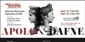Cartel publicitario de "Apolo y Dafne" / ONS
