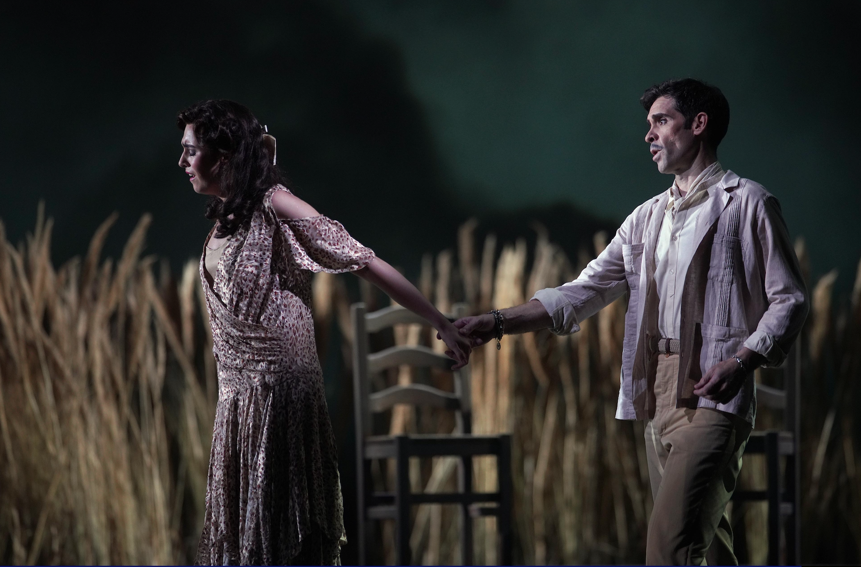 Carmen Artaza e Ismael Jordi en una escena de "Luisa Fernanda" / Foto: Elena del Real