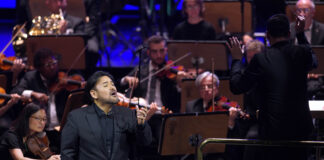Javier Camarena, con Iván López Reynoso y la Orquesta Ciudad de Granada / Foto: Javier del Real