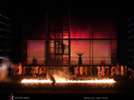 Escena final de "Medée" en el Teatro Real / Foto: Javier del Real