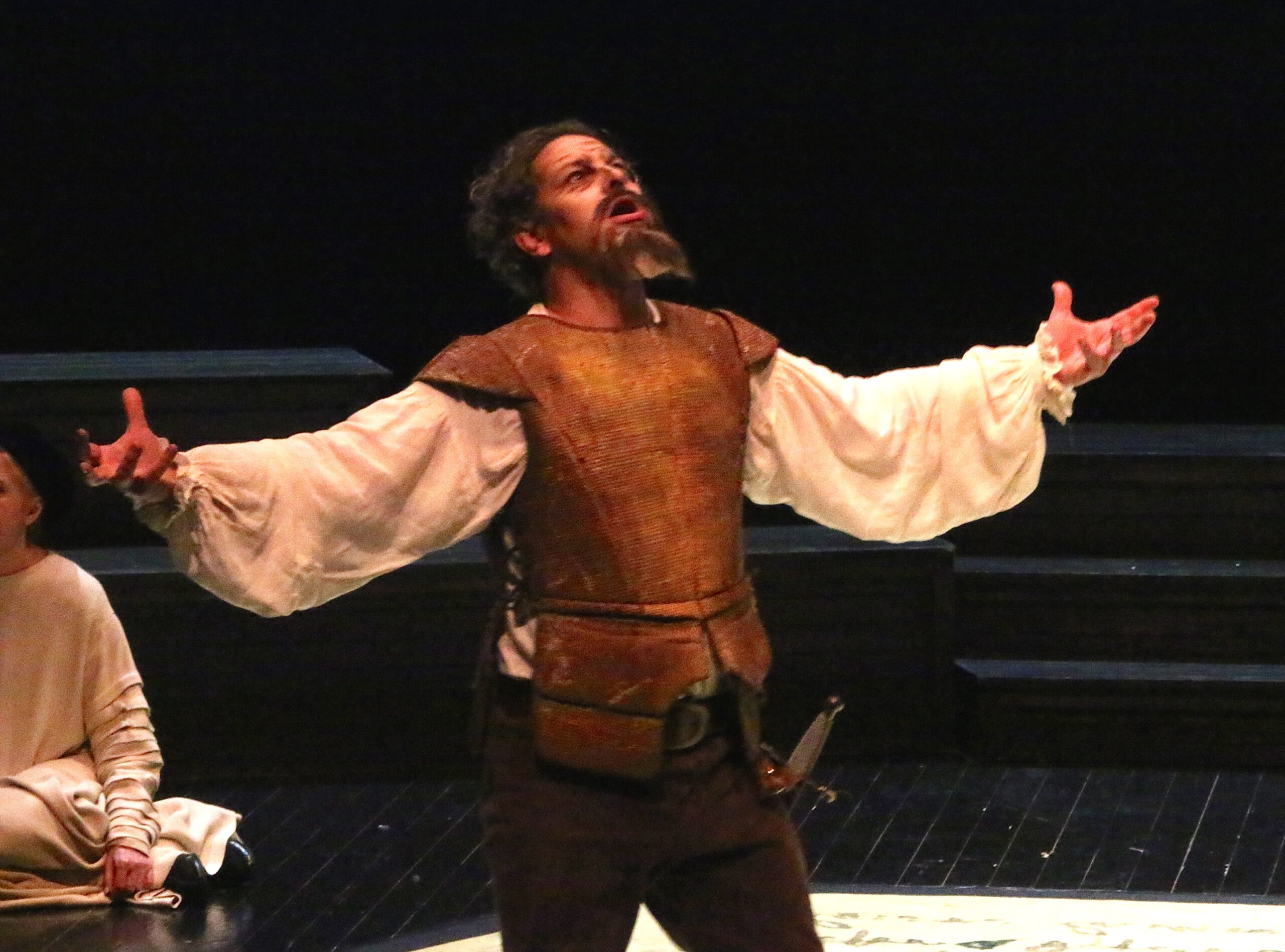 Alfredo García como Don Quijote en "El caballero de la triste figura" / Foto: web