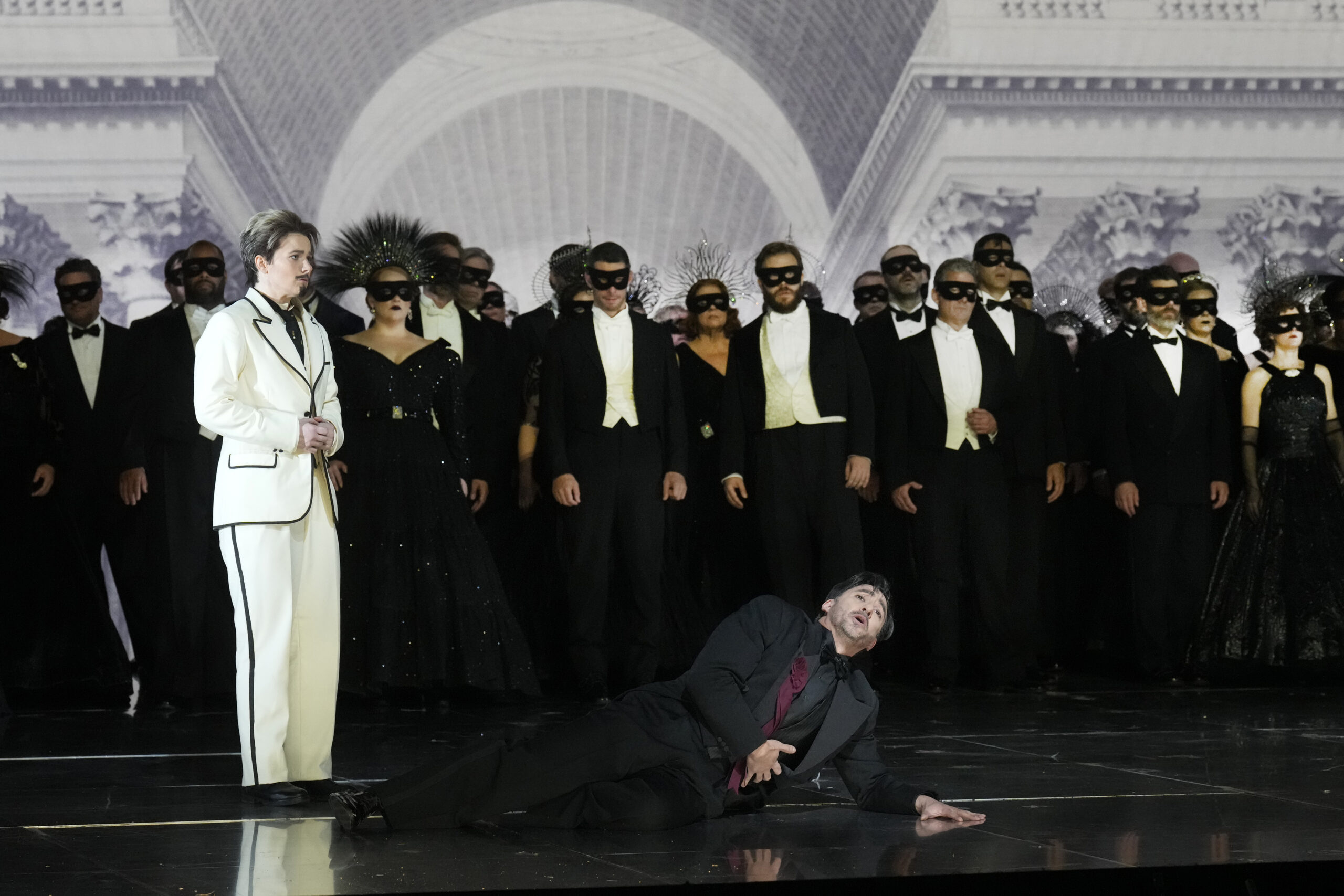 Un ballo in maschera en la Metropolitan Opera. Foto: Ken Howard / Met Opera