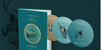 Imagen promocional del CD-libro de "Il ritorno d'Ulisse in patria" del ensemble 'I Gemelli'