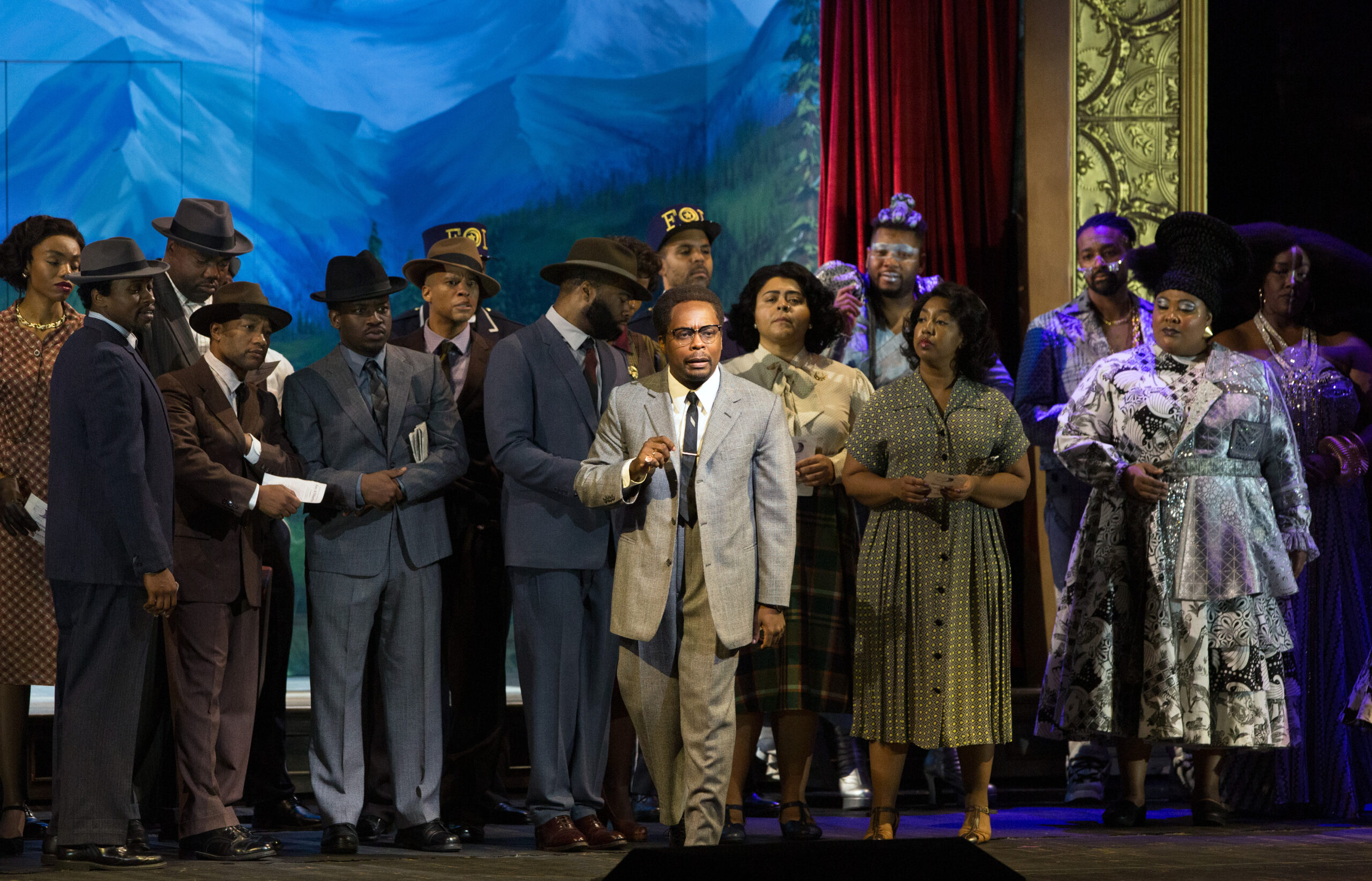 "X: The Life and Times of Malcolm X." de Anthony Davis en la Metropolitan Opera. Foto: Marty Sohl / Met Opera