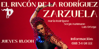 Cartel promocional de "El rincón de La Rodríguez" en el Teatro Victoria