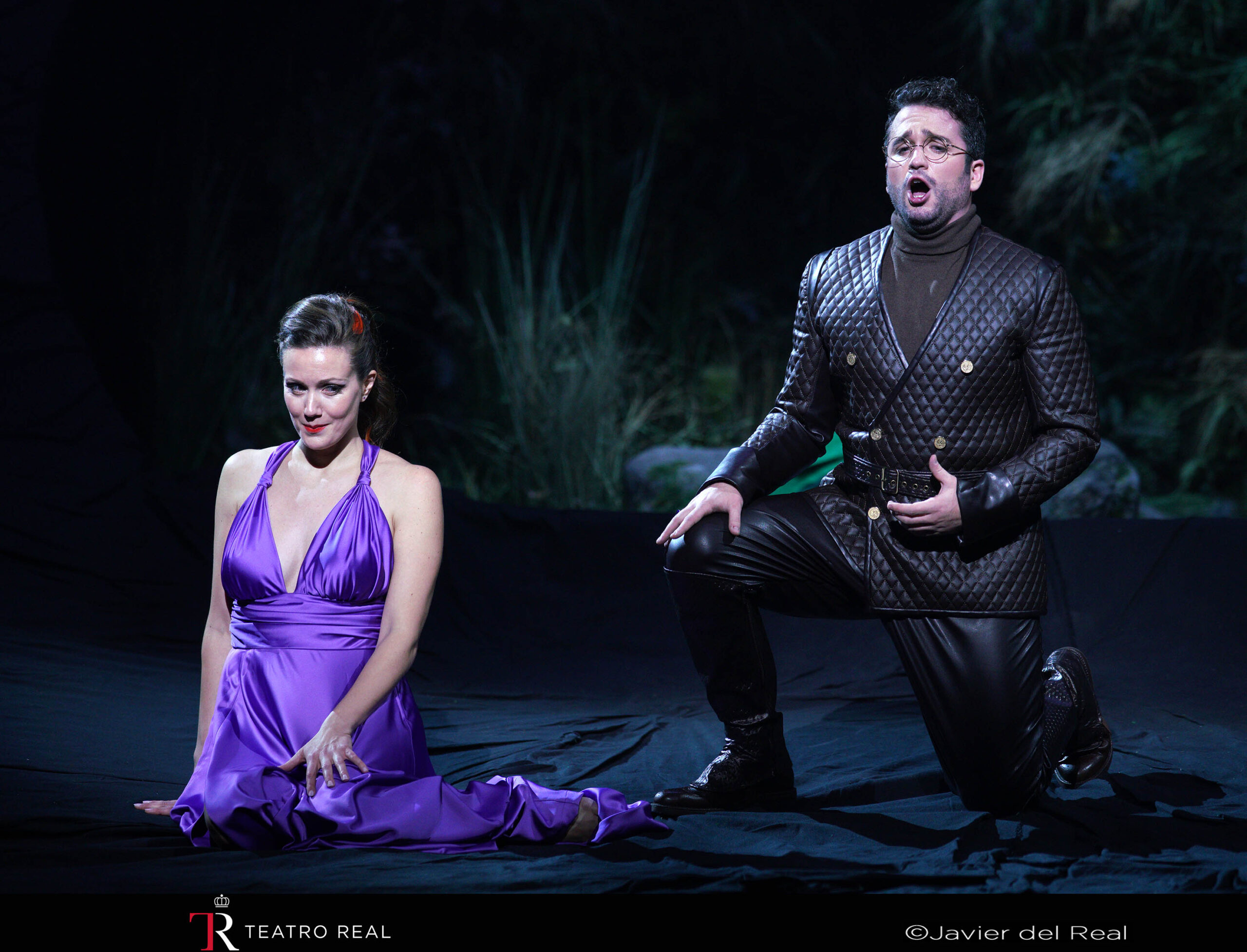 Julie Fuchs y Xabier Anduaga en una escena de "Rigoletto" / Foto: Javier del Real