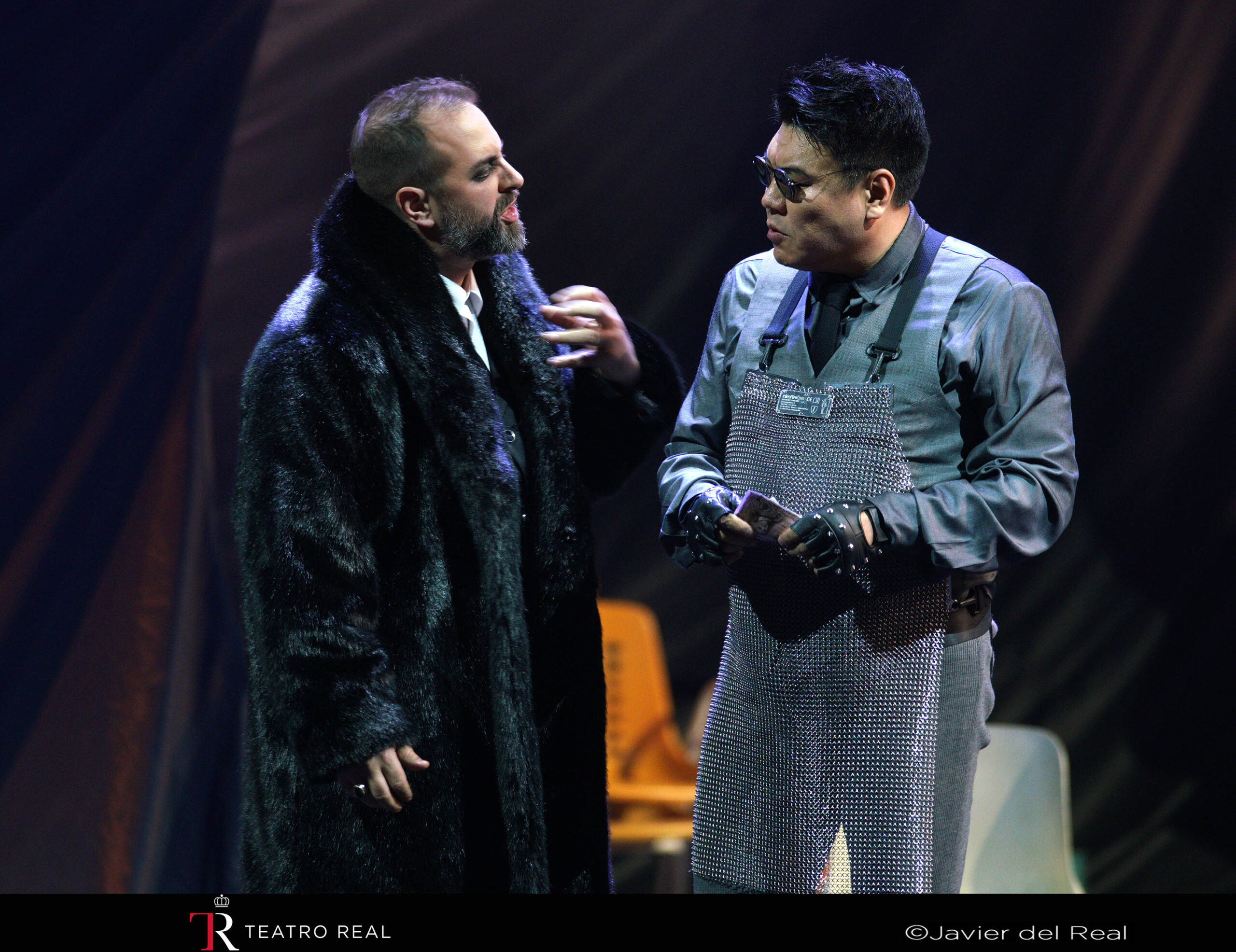 Etienne Dupuis y Peixin Chin en "Rigoletto" del Teatro Real / Foto: Javier del Real