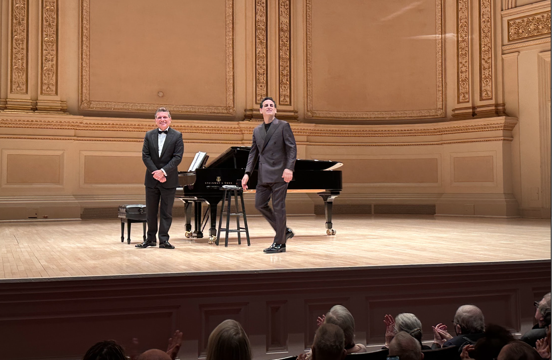 Juan Diego Flórez y Vincenzo Scalera en el Carnegie Hall. Foto: OW 2023
