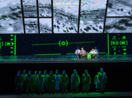 Imagen de ¨Gorunded¨ en la Washington Opera. Scott Suchman Washington National Opera via AP